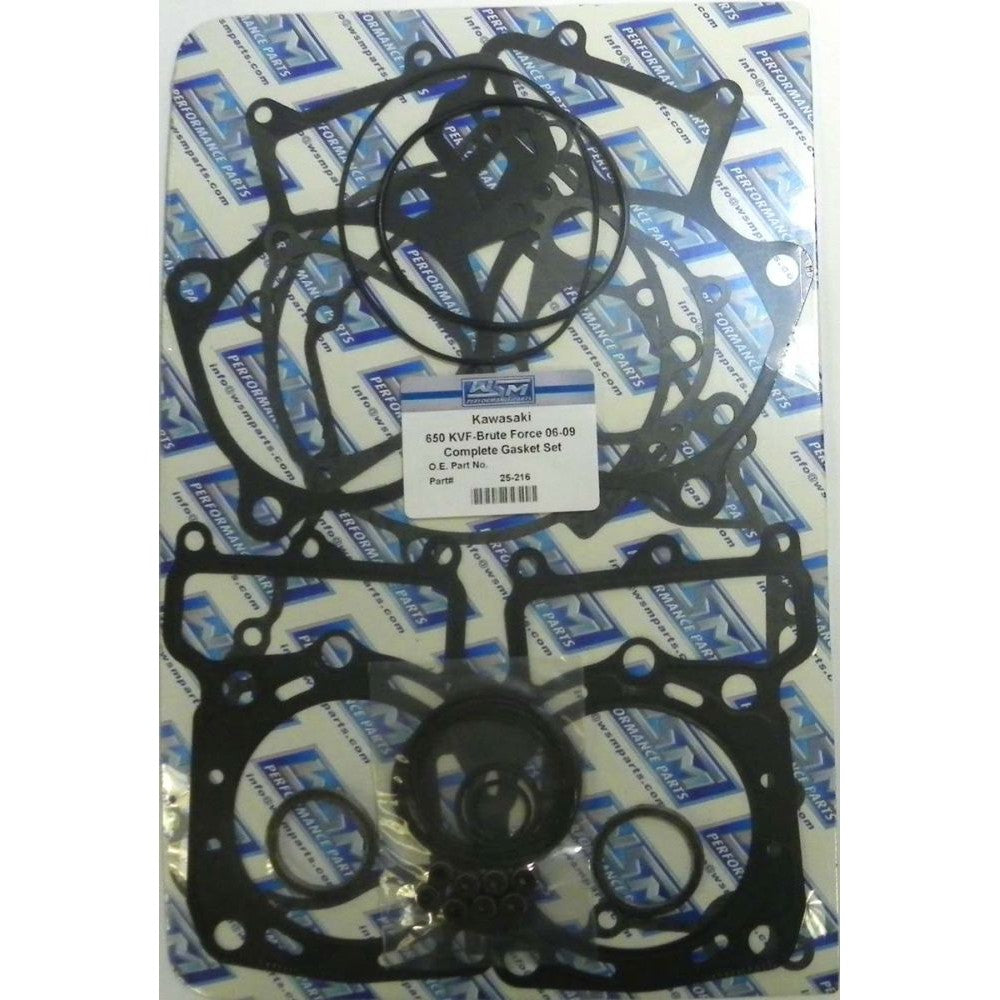 WSM Complete Gasket Kit For Kawasaki 650 Brute Force 05-13 25-216