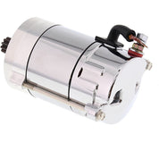 Chrome Prestolite 1.4 Starter Motor For 1974-1979 Harley FXE Super Glide