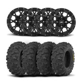 Rines ITP Hurricane de 15" en negro mate y neumáticos Blackwater Evolution [32x10-15]
