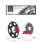 520 Precision Chain,Front & Rear Sprocket Kit KAWASAKI KXT250A Tecate 1984-1985