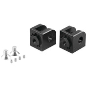 Puig Adjustable Footpeg Adaptors Rider Black - 20241N