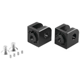 Puig Adjustable Footpeg Adaptors Rider Black - 20241N