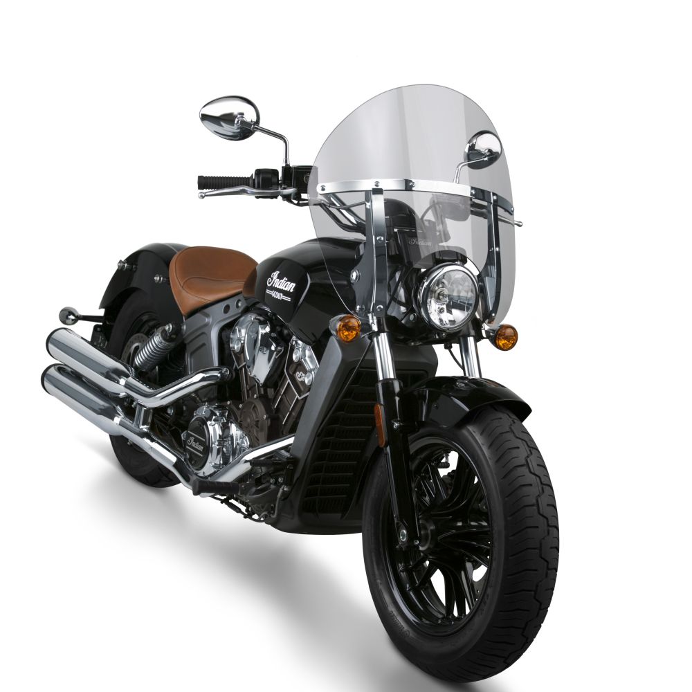 National Cycle Gray SwitchBlade Chopped Quick Release Windshield With Mount Kit, Straight Forks For Honda VT1300CS 2010-14