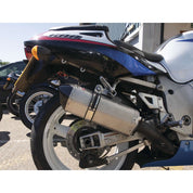 Lextek Exhaust Silencer Left Side Polished - RP1LGL