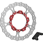 Arlen Ness 14" Left Full Floating Red Rotor Kit 300-003