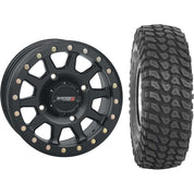 Set of 2 Mounted Wheel and Tire Kit Wheel: 15x7 5+2 4/137 Tire: 32x10-15 8 Ply