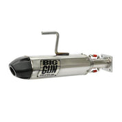 Big Gun EXO Stainless Steel Slip-On Exhaust With Black End Tip For Kawasaki Teryx KRX KRF 2020-2021