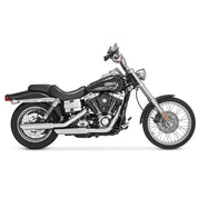 Vance And Hines Twin Slash Muffler 3in Slip On Exhaust Chrome With Fuelpak FP3