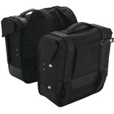 Burly Brand Voyager Throw Over Saddlebags Black - B15-1002B