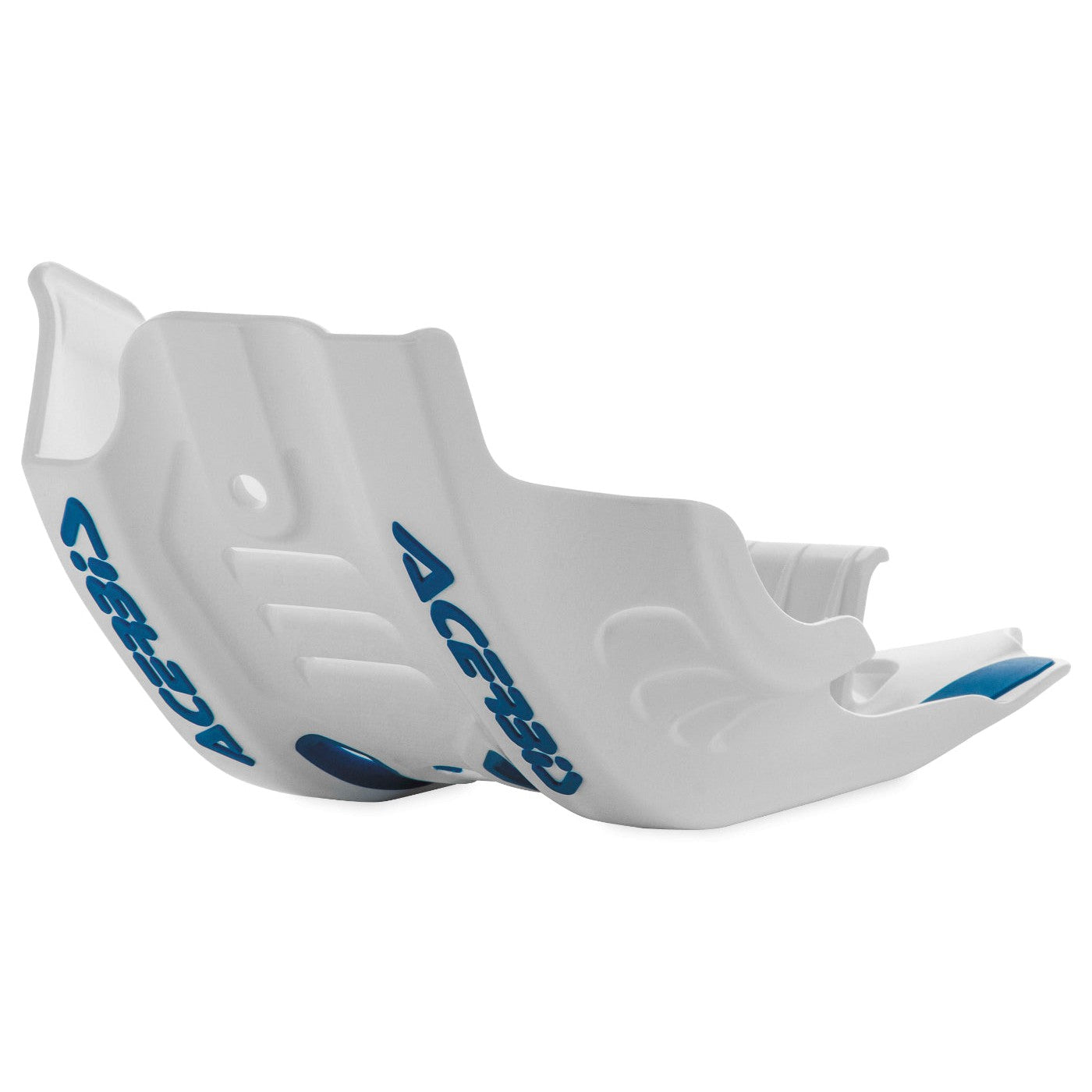 Acerbis White/Blue Offroad Skid Plate - 2449421029