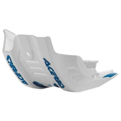 Acerbis White/Blue Offroad Skid Plate - 2449421029