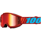 100% Gen1 Accuri Goggles Dauphine with Red Lens - 50210-346-02