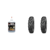 Set of 2 QUADBOSS QBT671 Front Tires 26x9-12 6-ply with Sealant