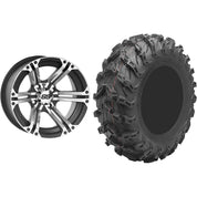 Set of 2 Mounted Wheel and Tire Kit Wheel: 14x8 5+3 4/156 Tire: 30x10-14 8 Ply