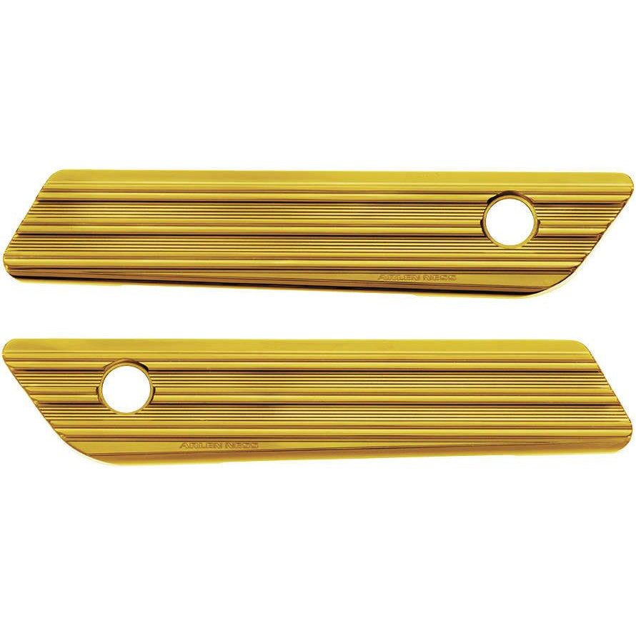 Arlen Ness Gold 10-Gauge Saddlebag Latch Cover 03-606