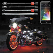 XK Glow 14 Pod 12 Strip Pro Light Kit - KS-MOTO-PRO
