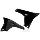 Acerbis Black-Lower Radiator Shrouds for Yamaha - 2171780001