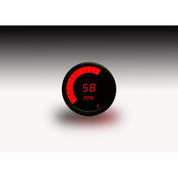 Intellitronix Speedometer/Tachometer Combo in Black Bezel with Programmable Memory - Red