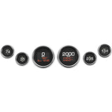 Dakota Digital MLX Series 6 Gauge Set Chrome - MLX-8604