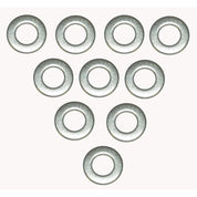 WSM Flat Washer 10mm Stainless - Pack Of 10 014-403