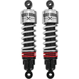 Amortiguadores Burly Brand Slammer Plus de 11,5" cromados - B28-1207
