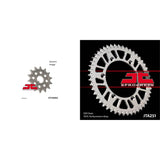Kit de piñón delantero de acero y trasero de aluminio para todoterreno YAMAHA YZ250F 2012-2016