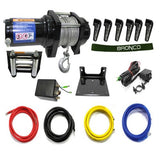 Bronco Products Bronco 2500 Lb Winch,Steel Cable AC-12015