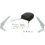 Respaldo Cobra Sissy Bar de 17" con almohadilla Freedom cromada - 02-5342