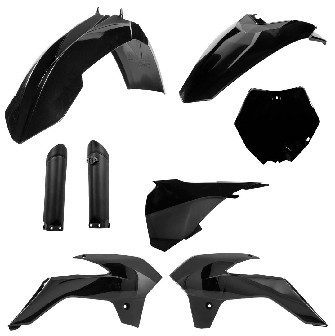 Acerbis Black Full Plastic Kit for KTM - 2314340001