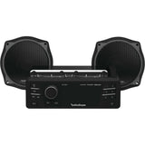 Unidad fuente Rockford Fosgate y kit de 2 altavoces negro HD9813SG-STAGE1