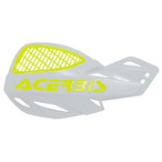 Acerbis White/Flo Yellow Uniko Vented Handguards - 2072675331