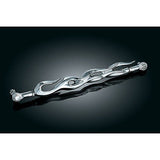 Kuryakyn Chrome Flame Shift Primary Linkage Trim Accent Harley Touring Softail