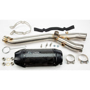 Two Brothers Racing S1R Black Series Carbon Fiber Slip-On Exhaust 005-4530407-S1B