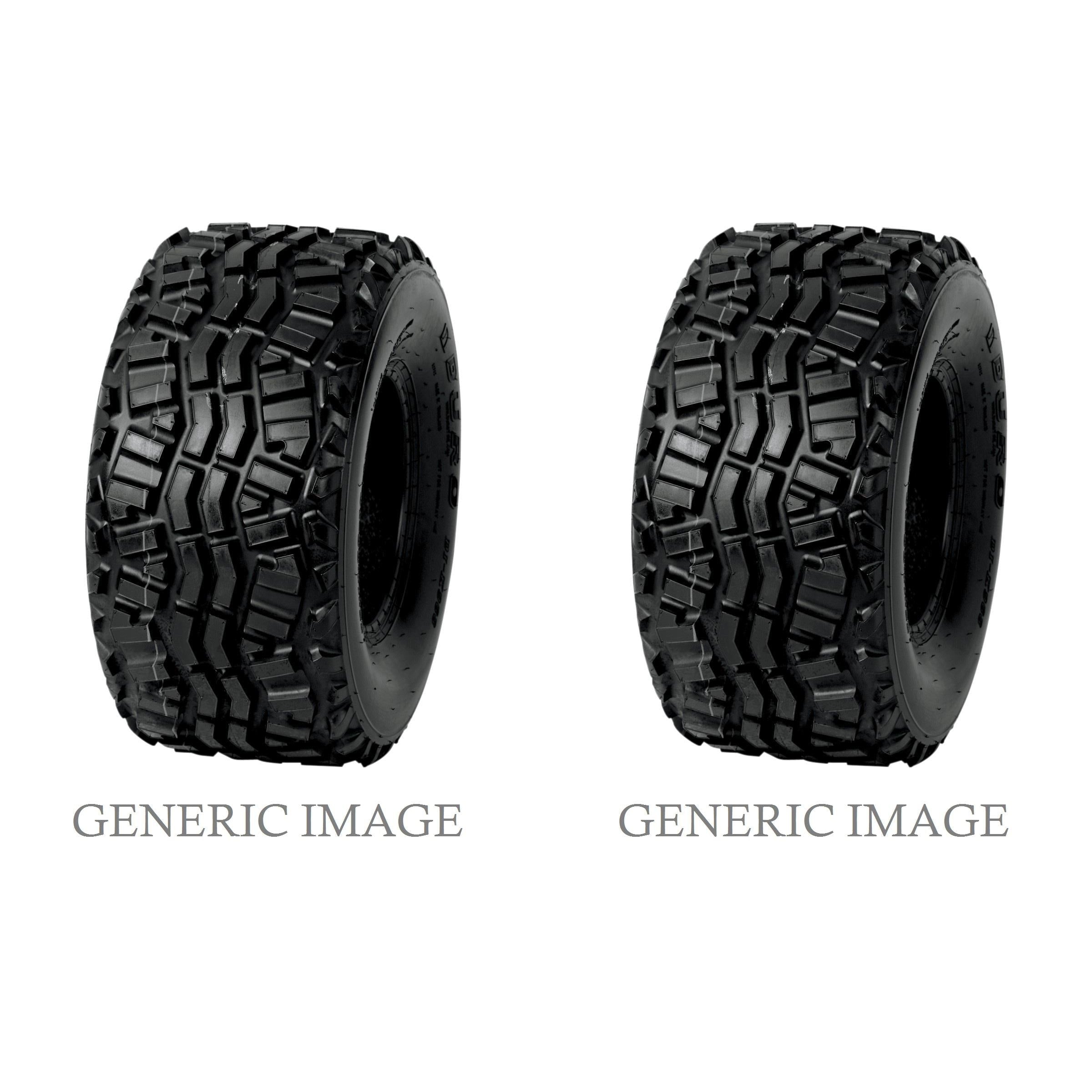 Set of 2 DURO DI-K968 Front/Rear Tires 23x11-10 4-ply