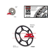 Kit de cadena BMXR 520 Natural, piñón delantero y trasero para KTM 660 SMC 2003-2004