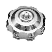 Modquad Anodized and Designed Gas Caps with Breather Valve 46 Degree Step Polished