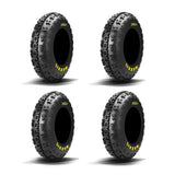 Juego completo de neumáticos Maxxis RAZR2 Bias (6 capas) para ATV, 22x7-10 (4)