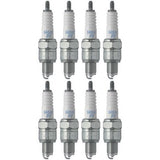 Set of 8 NGK Standard Spark Plugs for Kawasaki EX250-F 2007-1996 Engine 250cc