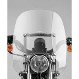 National Cycle Clear Spartan Quick Release Windshield With Mount Kit, Covered Forks