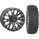 Set of 2 Mounted Wheel and Tire Kit Wheel: 15x7 6+1 4/137 Tire: 35x10-15 8 Ply