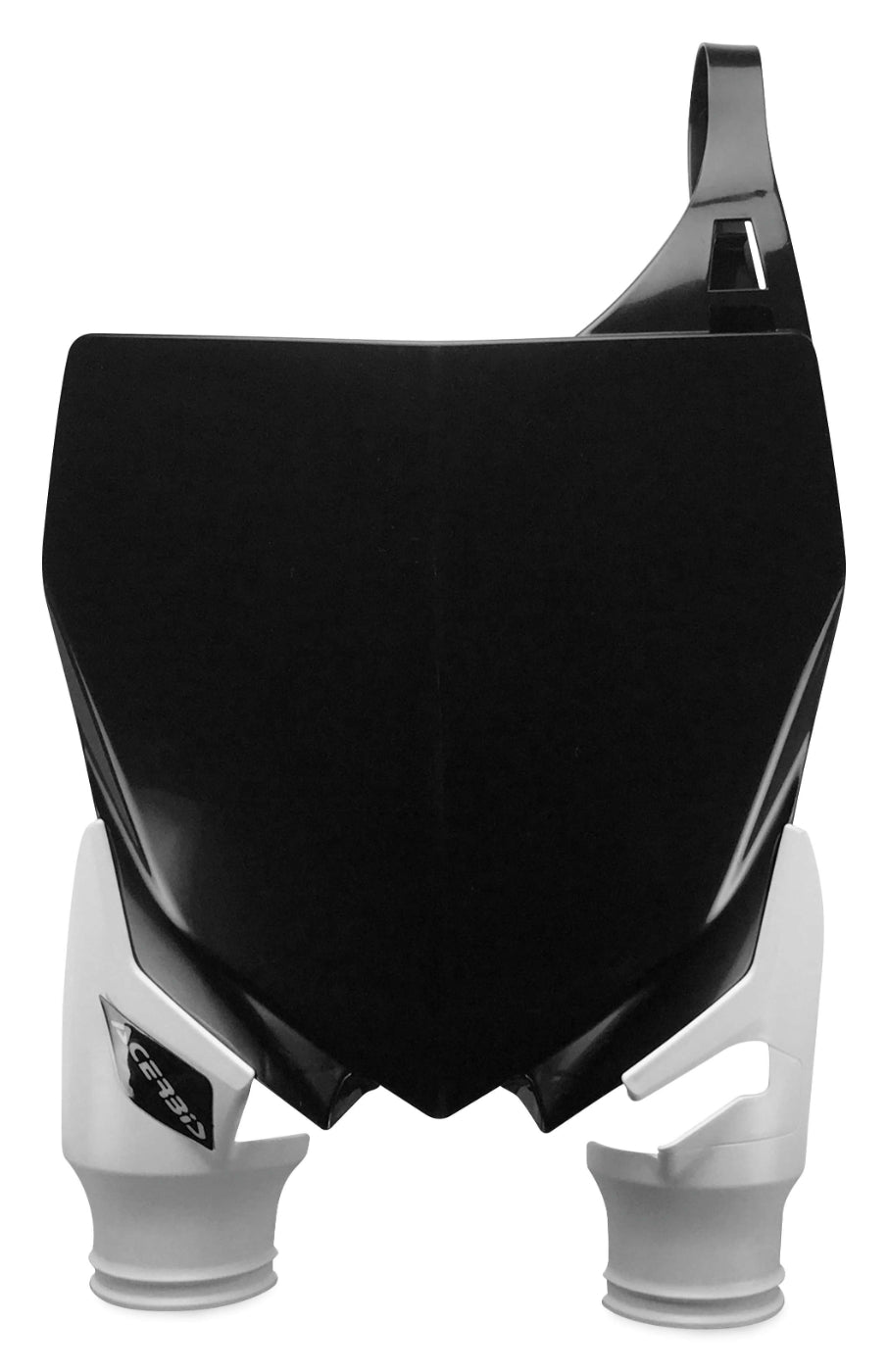 Acerbis Black/White Raptor Front Number Plate for Yamaha - 2527401007