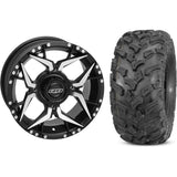 Set of 2 Mounted Wheel and Tire Kit Wheel: 14x7 5+2 4/110 Tire: 26x11-14 6 Ply