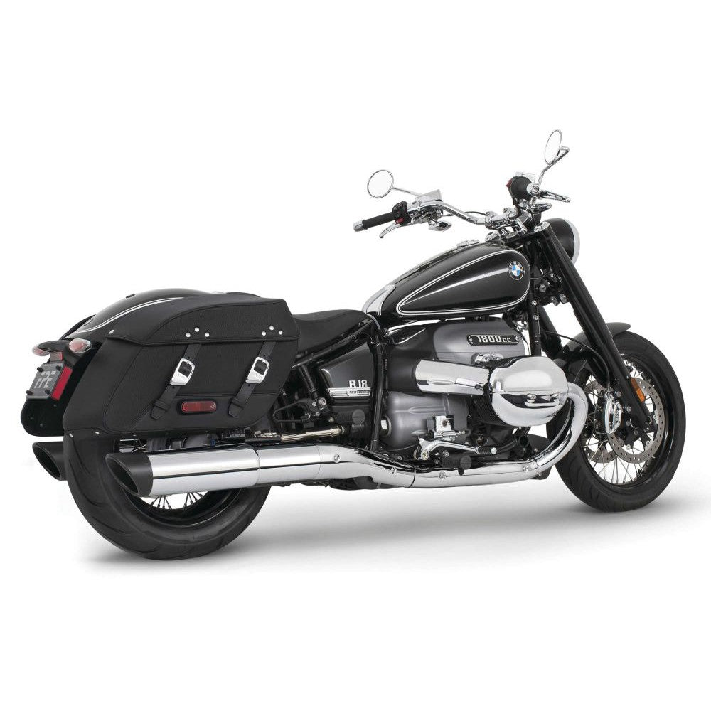 Freedom Performance 4.5" Slip-On Exhaust Slash Cut Chrome Black Tip For BMW R18 2021