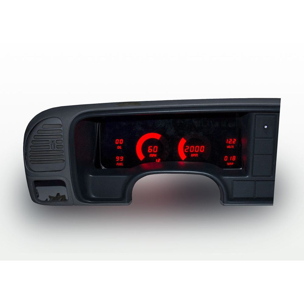 Intellitronix 1995-1997 Chevy Truck LED Digital DP6007 - Red