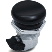 Kuryakyn Push Button Fuel Door Latch Gloss Black