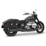 Freedom Performance 4.5" Slip-On Exhaust Straight Cut Black Black Tip For BMW R18 2021 BM00253