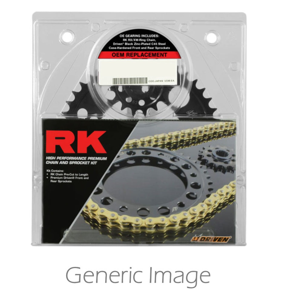OEM Repl Chain & Sprockets w/ Wax Chain Care Kit KAWASAKI ZX600N ZX-6RR 05-06