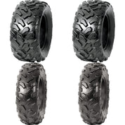 Set of 4 ATV DURO Tires (DI-K591 25x10-12 Rear, DI-K911 25x8-12 Front)