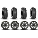 Ruedas System 3 SB-7 Beadlock Titanium de 15" y neumáticos XT400 [32x10R-15]