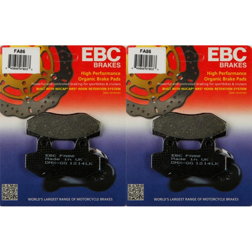 EBC Brake Pad Front Kit FA86 for Hyosung MS3-125 2006-2007